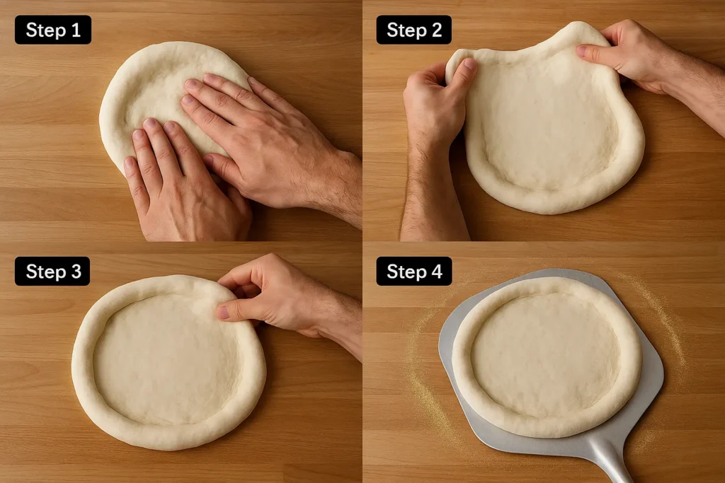 How to Shape the Dough Properly for Neapolitan Pizza Dough Recipe